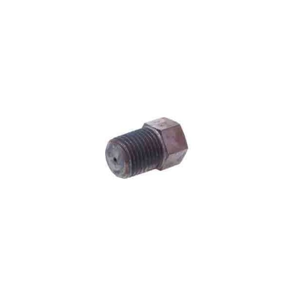 Alemite Mist Fitting, 18 In Female Nptf X 14 In Male Nptf Thread, 5964 In Oal, Brass, Black Zinc, 3813036 381303-6 - main